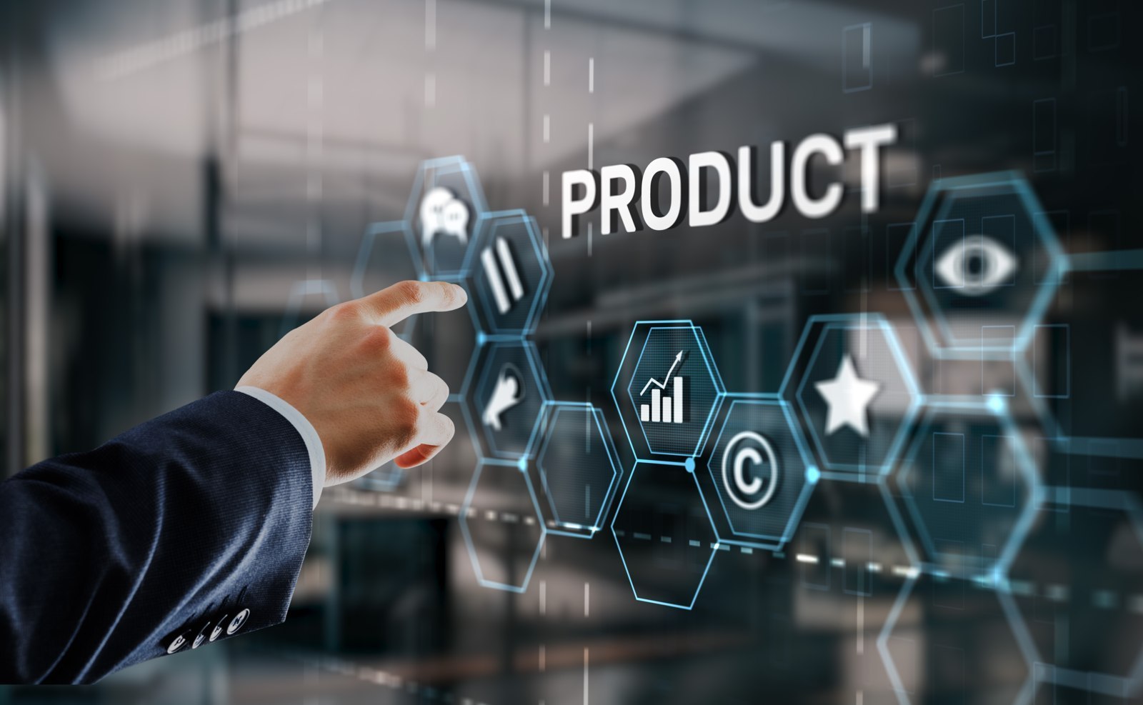 Concept de développement de produit sur une interface numérique